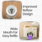 3-Pack Laundry Detergent Dispenser, Mess-Free Pour, 50oz, Clear Plastic - Image 4