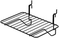 11.8" L x 7.8" D x 5.7" H - 6 Pcs Hanging Straight Shelves, Black Wire Hanging Storage Straight Racks, Organizers for Grid Walls, Slat Walls and Pegboards by Unknown