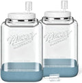 Large Fermentation Jars with Airlock, 2 Gallon Glass Jar with Lid by Dwbligt