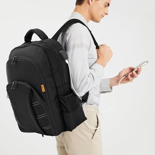 Barber Supplies Bag, Portable Backpack for men, Travel Clipper Tool Bookbag - Image 6