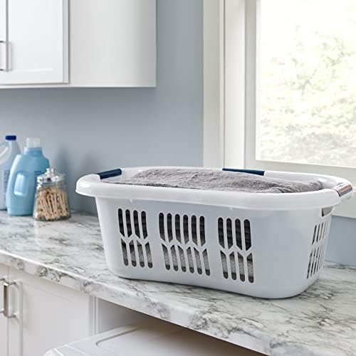 Rubbermaid Hip-Hugger Laundry Basket, X-Large, 2.1 Bushel, White - Image 5