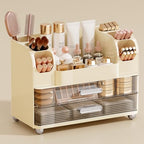 UFORU Makeup Organizer Countertop with 2 Large Drawers for Vanity Bathroom by UFORU