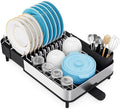 Urackify Stainless Steel Dish Drying Rack for Kitchen Counter,Black by Urackify