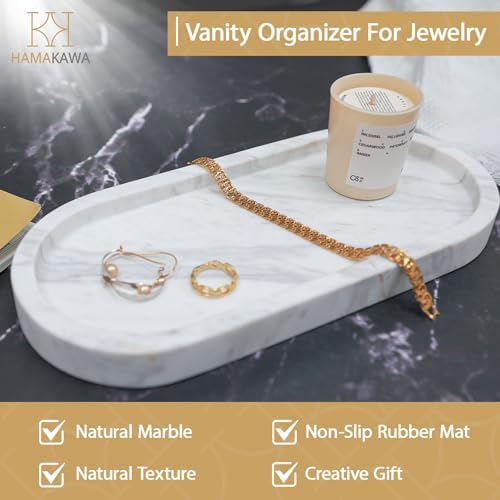 Oval Bathroom Vanity Tray，Large Natural Stone Tray - Image 4