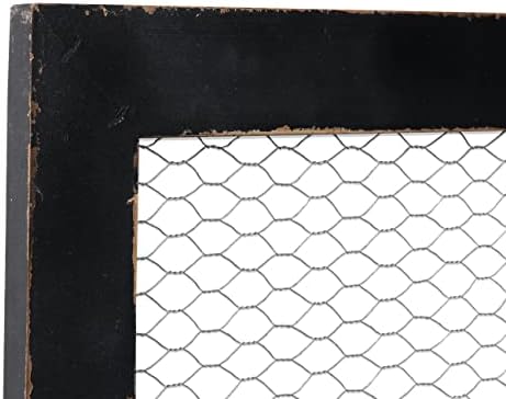 SOFE Farmhouse Memo Board Chicken Wire Frame, 18 × 29" Wall Grid - Image 3