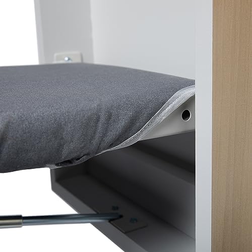 TIVIT Ironing Board Cover for Handi-Press Iron-A-Way Wall Mounted Ironing Boards 42 - 46" Long Adjustable Straps, Alumitek, Scorch Resistant, Thick Padding - Made in Italy - Oeko-TEX Certified - Image 6
