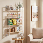 4 Tier Spice Rack Wall Mounted for Kitchen, Large Capacity Organizer - Image 7