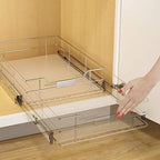 CUISINART 14" Sliding Cabinet Organizer, Chrome Finish - Image 4