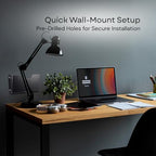 Single Pocket Wall File Organizer, Metal Letter Size Office Wall Organizer - Image 5