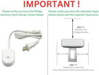 Electric Toothbrush Holder, Wall Mount, Compatible with Sonicare Holds 2 Chargers, Mounts on Single GFCI/Decora Outlet ONLY. (Charger/Brushes NOT Included), White (PS2C-GSSV) - Image 2