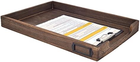 11 x 17 Paper Tray Organizer Legal Size Desk Tray Wooden Paper Tray Organizer Tabloid Size Document Folder for Engineering Office &Home Desktop Document Organizer by DOSTATNI