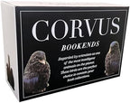 Streamline Imagined Raven Bookends Decor for Home - Image 2