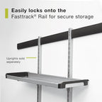 Rubbermaid FastTrack Rail Large Shelf Organization System, Holds up to 50 Pounds, Ideal for Cleaning Products/Garden Supplies/Laundry Products - Image 4