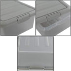 14 Quart Plastic Storage Box, Clear Storage Bin with Lid, 2 Packs - Image 4