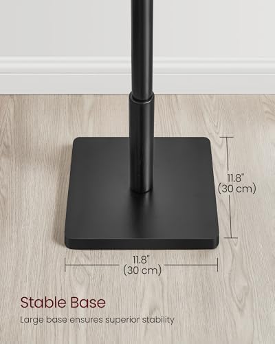 VASAGLE Solid Wood Coat Rack, Free Standing, 8 Hooks, 3 Height Options - Image 5