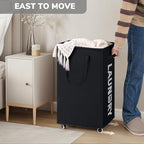 Goodpick 75L Roling Dirty Clothes Hamper with Removable Wash Bag for Dorm - Image 5