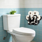 Wolf Toilet Paper Holder Wall Mount/Stand for Extra 8 Rolls - Image 6