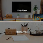 COREMINDED Extra Large Cable Management Box, Wood Cord Hider Box & Organizer for Power Strip, TV Wires & Desk Cable Storage - Image 6