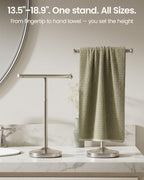 Freestanding Hand Towel Holder Countertop, 13"-19" Height Adjustable - Image 2