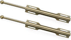 12" Valet Rod for Closet Pull Out (2 Pack, Antique Brass) by FIRJOY