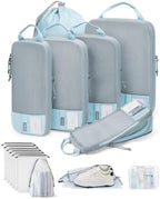 BAGSMART Compression Packing Cubes for Travel Essentials by BAGSMART