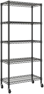 Golpart Shelves Storage Shelf Wire Closet Bathroom Organizers Metal Pantry by Golpart