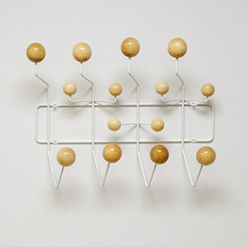 Mod Made Mid Century Modern Bubble Wall Mounted Coat Rack, Natural - Image 4