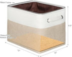 Fabric Storage Bins, 12x10x9.5 Inch Storage Cubes Baskets, 3 Pack - Image 2