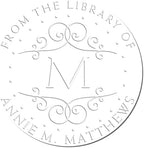 Custom Made New Home Embosser - Hybrid Dotted Monogram Embossing Seal for Islamic Bookstore Owners - Customized Home Book Embosser for New Homeowners - Ideal for Books, Stationery, and Gifts by AcornSalesCo