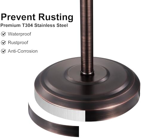 Bronze Toilet Paper Holder Free Standing，Stainless Steel - Image 2