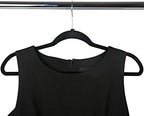 Simplify 10 Super Slim Velvet Huggable Hangers in Black - Image 4