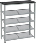 VASAGLE 5-Tier Shoe Rack, Adjustable, Freestanding by VASAGLEbySONGMICSHOME