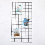 PATIKIL Wire Grid Panel Wall Grid Decorative Panels 24"x12" Black 2Pcs - Image 4