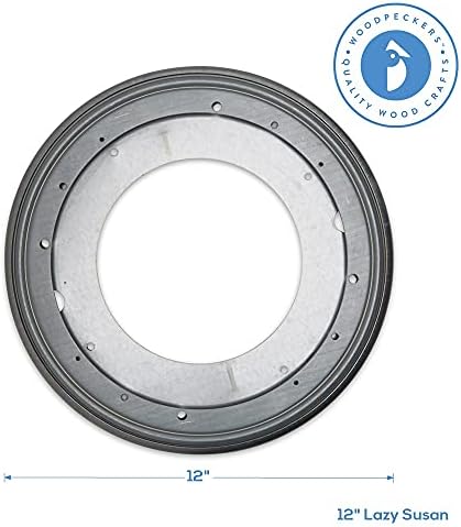 Lazy Susan Hardware, 12 inch, 1,000 lbs. Load Capacity, Pack of 10 Steel Lazy Susan Turntable Ball Bearing, by Woodpeckers - Image 2
