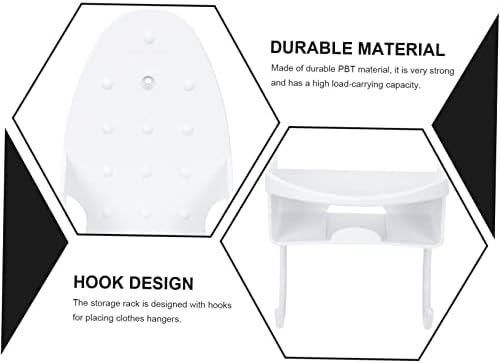 Wall Mounted Ironing Board Rack and Electric Iron Hanger White - Image 3