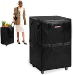 WORKPRO Large Rolling Grocery Bag, 36-Gallon Rolling Tote with 5 Wheels by WORKPRO