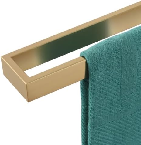 KOKOSIRI Towel Bar for Bathroom Hardware Bath Towel Hanger 20-Inch Kitchen Rack Champagne Bronze Stainless Steel Wall Mount, 1 Pack B4008CPG-L20 by KOKOSIRI