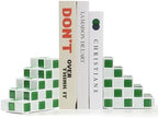 Decorative Bookends for Shelves Stair Book Ends for Heavy Books by Cevostirva