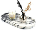 Oval Marble Tray 10"x5" Natural Stone Vanity Organizer Jewelry by SoilmountPureLeafEssence