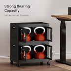 UAMFURI Stackable Storage Bins with Lids, 96QT Extra Large Storage Cabinet - Image 3