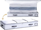 TAILI Under Bed Vacuum Storage Bags for Comforters,41x17.7x6 inch,Ivory by TAILI