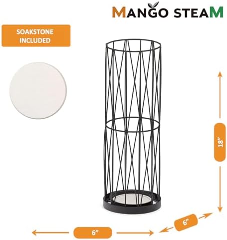 Mango Steam Pluvian Soakstone Umbrella Holder (Regular, Black) - Image 4