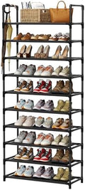 Shoe Rack, 10 Tier Shoe Storage Organizer Fit 30-35 Pairs Shoes,Metal Tall Shoe Shelf for Closet,Entryway,Garage,Bedroom,Cloakroom by Unknown