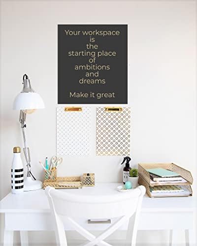 BLU MONACO | Gold Desk Organizer Set for Women 6 Piece | Mail Sorter Organizer Countertop with Letter Sorter for Desk | Steel Desktop Organizer with Mesh Pen Holders - Image 2