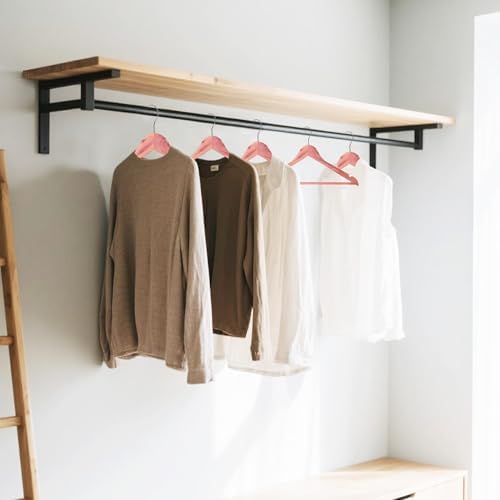 Wooden Clothes Hangers with Pants Bars, Cedar Wood, 108-Pack - Image 6