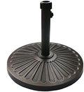 Sunnyglade 18" 30.2-lb Heavy Duty Round Patio Umbrella Base Antiqued Bronze by Sunnyglade