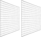 PATIKIL Wire Grid Panels Gridwall Panel 39" x 32" Black 2Pcs by PATIKIL