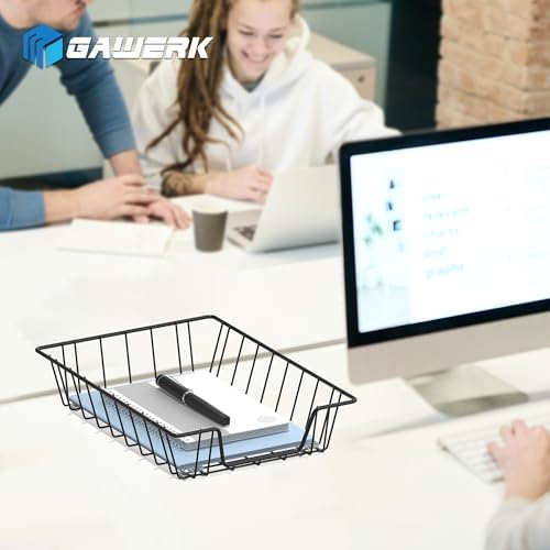A4 Letter Magazine Desk File Storage Tray Organizer Bin (4) - Image 6