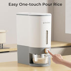 UFORU Rice Dispenser 13 LB,Airtight Storage Container With Measuring Cup - Image 5