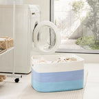 Artfeel Blanket Basket,Rectangle Woven Baskets for Storage,65L Laundry Basket for Decorative Nursery Blanket,Toys,Dirty Clothes and Magazine in Shelves,Baby Room,and Living Room - Image 3
